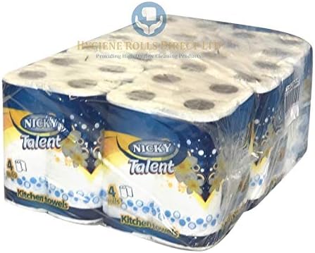 Nicky talent 2ply Kitchen Towels 4×6, 24 Rolls