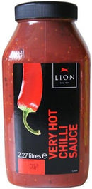 Lion Very Hot Chilli Sauce Pack of 2 x 2.27L