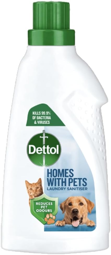 Dettol Homes with Pets Laundry Sanitiser Pack of 6 x 750ml