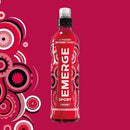 Emerge Isotonic Cherry Sport Energy Drinks with Vitamin B Pack of 12x500ml