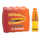 Lucozade Energy Drink Orange Pack of 500ml bottles