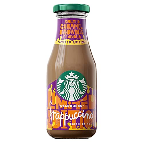 Starbucks Frappuccino Salted Caramel Brownie Glass Bottle 8 X 250ML