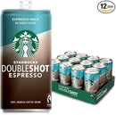 Starbacks Double Shot Espresso Ready To Drink no added sugar Pack of 12 x200ml