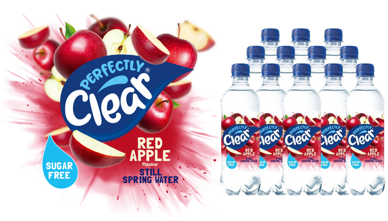 Perfectly Clear Red aApple Still Spring Water Pack of 12x500ml