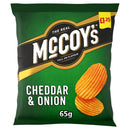 McCoy's Cheddar & Onion Sharing Crisps Pack of 20 x 65g