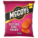 McCoy's Sizzling King Prawn Sharing Crisps Pack of 20 x 65g