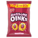 Golden Wonder Awesome Oinks Bacon Flavour Pack of 36 x 22g