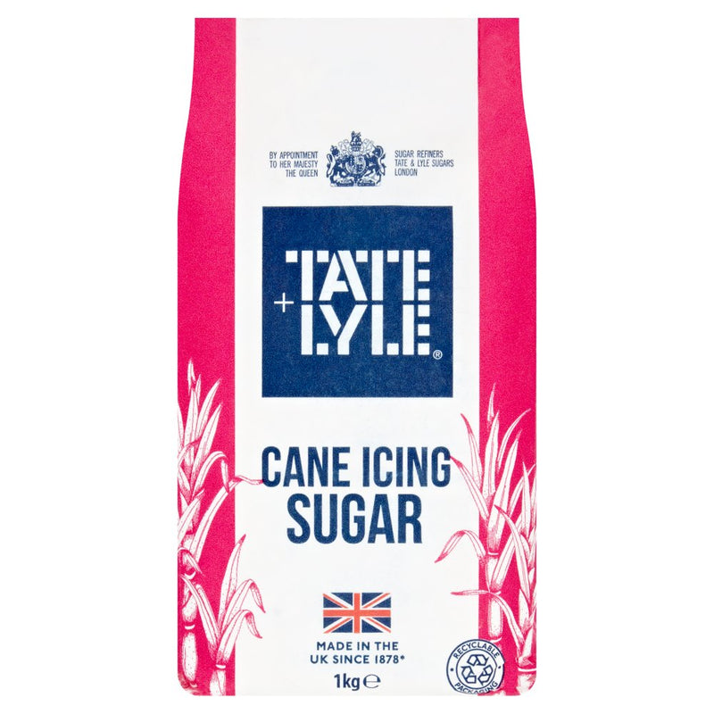 New Tate & Lyle Fairtrade Icing Sugar Pack of 10x1 kg