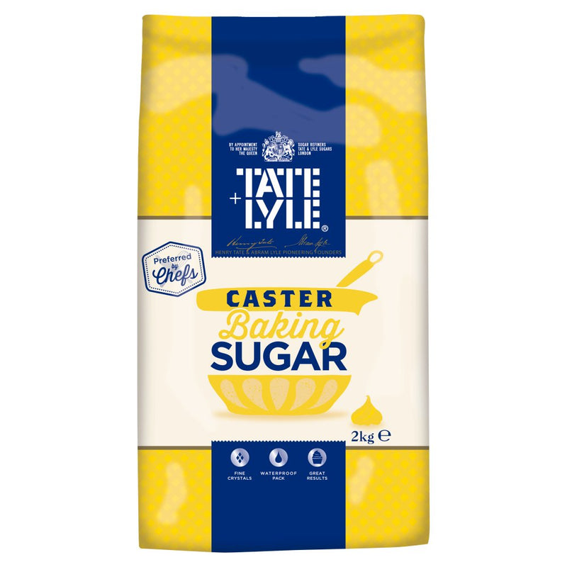 Tate & Lyle Fairtrade Caster Sugar Pack of 6x2 kg