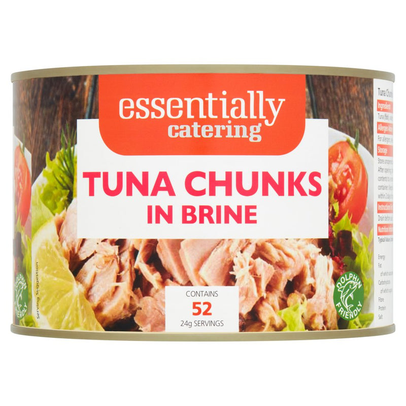 Essentially Catering Tuna Chunks in Brine 52 Serving Pack of 1.705g