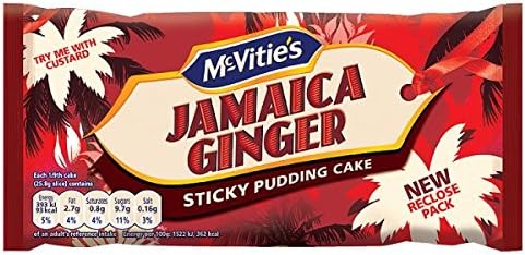 McVities Jamaica Ginger Sticky Pudding Cake 8x200g
