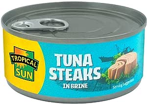 Tropical Sun Tuna Steak in Brine 160g Box of 6