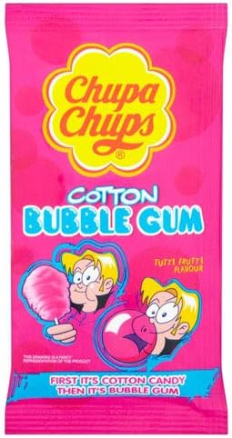 Chupa Chups cotton bubble gum 12x11g