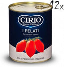 Cirio Pelati Peeled Plum Tomatoes Pack of 12x800g