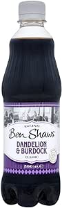 Ben Shaws Dandelion & Burdock Soft Drink pack of 12X500ml Bottles
