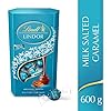 Lindt Lindor Salted Caramel Milk Chocolate Truffles Box (Pack Of 1x600g)