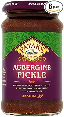 Pataks Brinjal Pickle 312 g (Pack of 6)