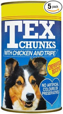 Tex Chunks with Chicken and Tripe Pack of 6 x 1.2kg