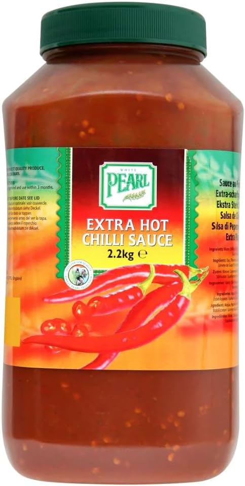 White Pearl Extra Hot Chilli Sauce 2.22KG