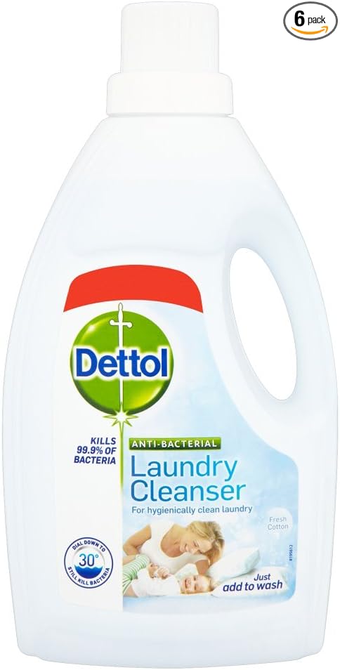 Dettol Laundry Cleanser - 6 X 1Ltr