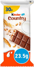 Kinder Country Cereal Bars pack of 40x23.5g