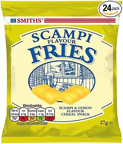 Smiths Scampi Flavour Fries 24x27g…