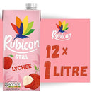 Rubicon Still  Lychee Juice Drink Pack of 12x1L