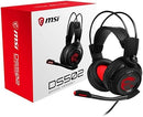 MSI DS502 7.1 Virtual Surround Sound Gaming Headset 'Black with Ambient MSI Dragon Logo