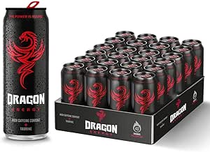 Dragon Red Energy Drink, High Caffeine Content & Taurine 24 X 250 ML
