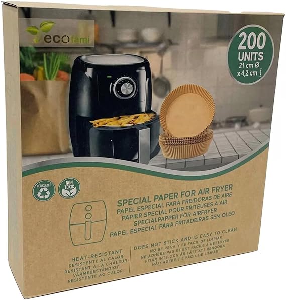 Ecofami Air Fryer Paper, 200 Pack