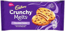 Cadbury Crunchy Melts Chocolate Chip Cookies Pack of 12 x 156 g