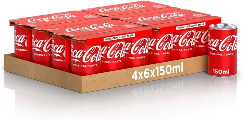 Coca Cola Soft Drink Original MIni Cans 150ml