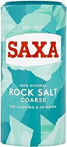 Saxa rock salt coarse 6x350g