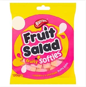 Barratt Fruit Salad Softies 120g x Case of 12