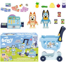 Bluey's My Size 26 Piece Shopping Set with Cart