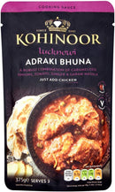 Kohinoor Lucknowi Adraki Bhuna Cooking Sauce Pack of 6x375g