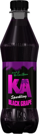 KA Black Grape Sparkling Soft Drink Bottle Pack Of 12 x 500ml