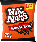 Nik Naks Nice 'N' Spicy Crisps Pack of 20x75g