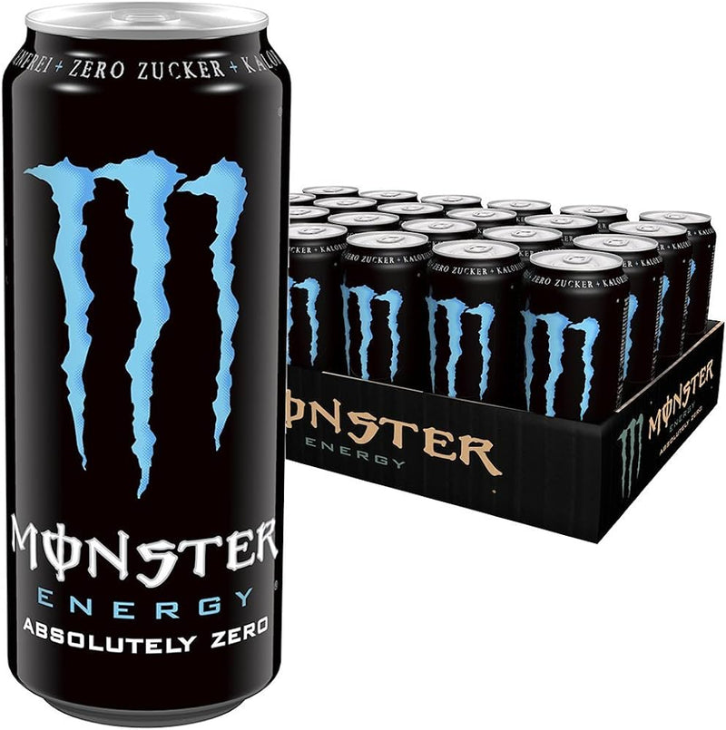 Monster Absolute Zero Sugar Energy Drink 500ml Pack