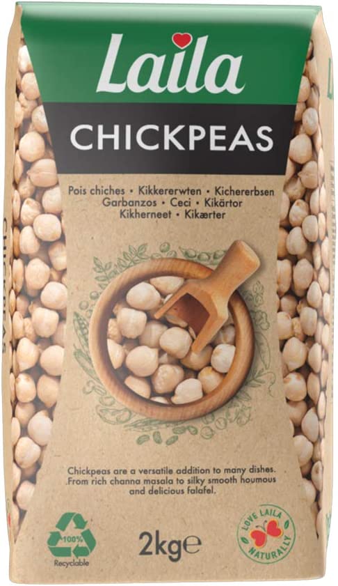 Laila Chickpeas 2 kg (Case of 6)