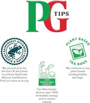 PG Tips Decaf 70, Pack of 6 (Total 420 Tea Bags)