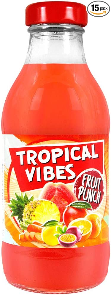 Tropical Vibes Fruit Punch Drink 300 ml (Pack of 15)