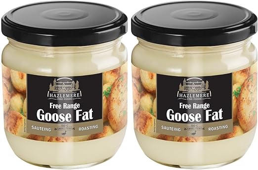 Hazlemere Fine Foods Free Range Goose Fat Pack of 2x320g