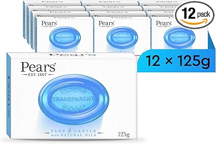 PEARS Pure & Gentle bluemint-12x125g