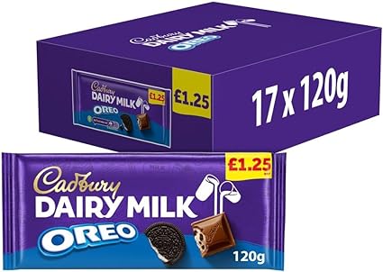 Cadbury Dairy Milk Oreo 120g x 17 Bars