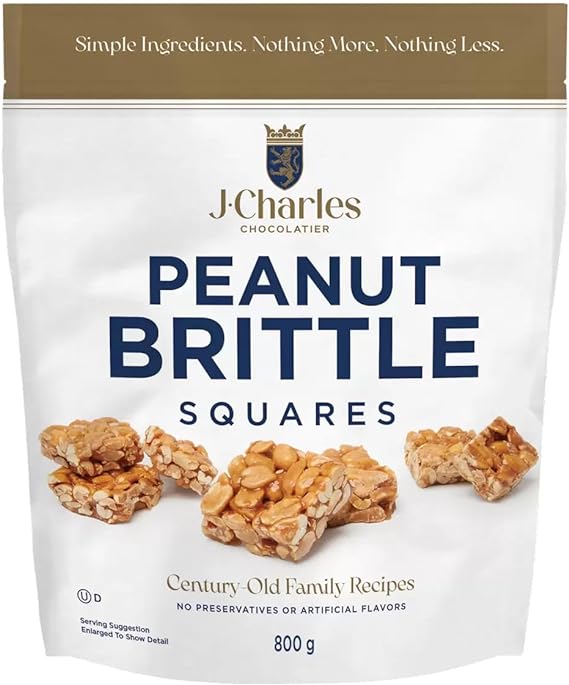J.Charles Peanut Brittle Squares, 800g