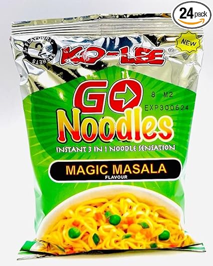 Ko-lee Go Instant Noodles Xtreme Magic Masala Flavour 85 g (Pack of 24)