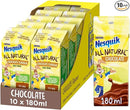 NESQUIK All Natural Chocolate Flavour Milk Drink Full Box 10 X 180ml