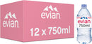 Evian Natural Mineral Water Pack of 12x750ml