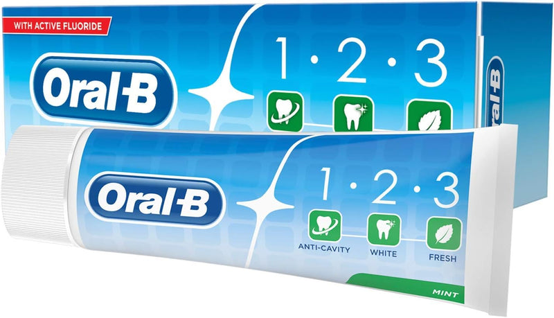 ORAL-B Manual 1.2.3 Fresh Mint Toothpaste 75 ml